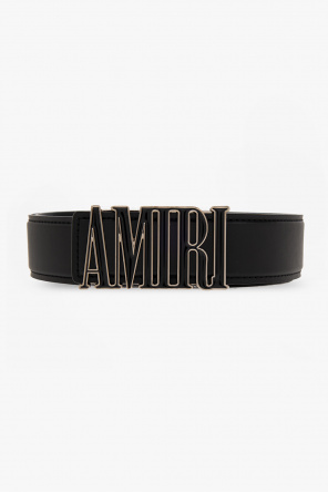 AMIRI LEATHER BELT WITH LOGO Amiri - SchaferandweinerShops